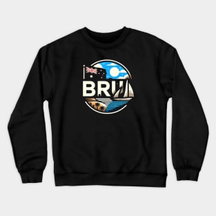 BRU Sailing Logo Crewneck Sweatshirt